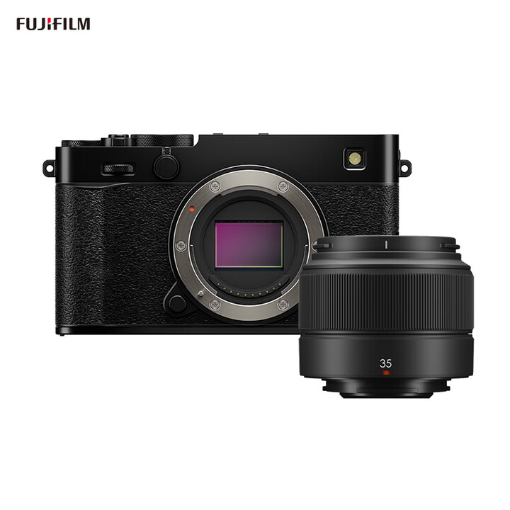 【富士X-E5】富士(FUJIFILM)XE5 微单相机 单机身 黑色 & 富士(FUJIFILM)XC35mmF2 轻便定焦镜头 黑色【行情 ...