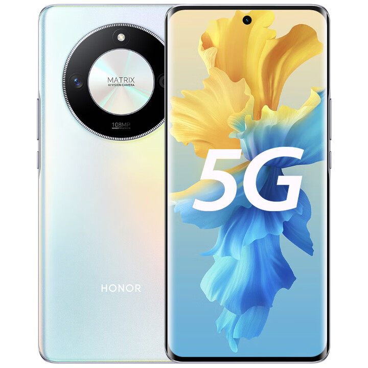 HONOR荣耀X50展机5G手机 1亿像素曲屏骁龙高清智能游戏备用手机正品激活赠运费险详情咨询客服 雨后初晴 5G通_8GB+128GB