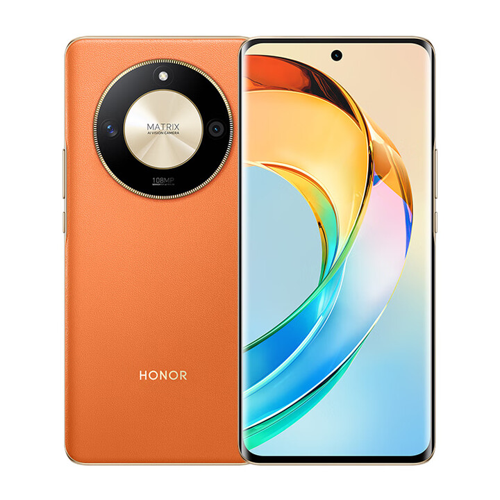 HONOR荣耀X50展机5G手机 1亿像素曲屏骁龙高清智能游戏备用手机正品激活赠运费险详情咨询客服 燃橙色 5G通_12GB+512G