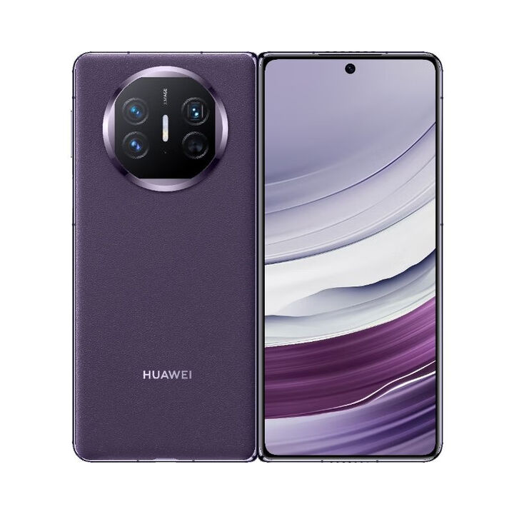 HUAWEI/华为 Mate X5 鸿蒙商务麒麟芯片折叠屏4G手机 幻影紫 4G通_套餐一_Mate_X5_12GB+256G