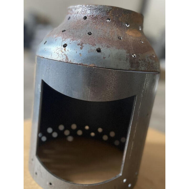 婕茵桐气化炉柴煤两用三次气化内胆 节能柴火气化炉内胆室内外取暖可充 (胆身+聚火口)气化内胆