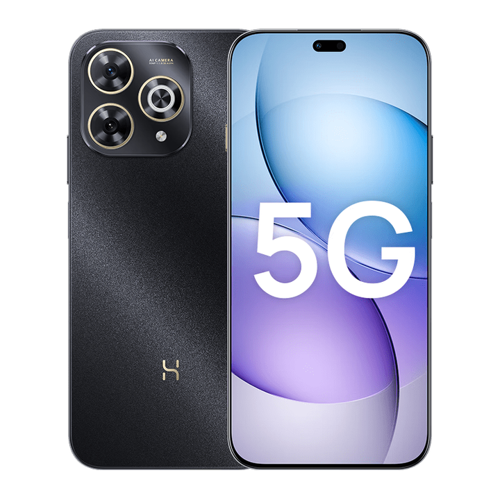 华为（HUAWEI）Huawei/华为智选HI畅享80系列pro手机新款5G通快充鸿蒙智能学生老年机 羽砂黑 6GB+128GB