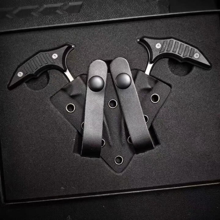 刀治郎巴斯蒂内利双刺户外一体龙骨多功能野外生存防身便携家用露营刀具