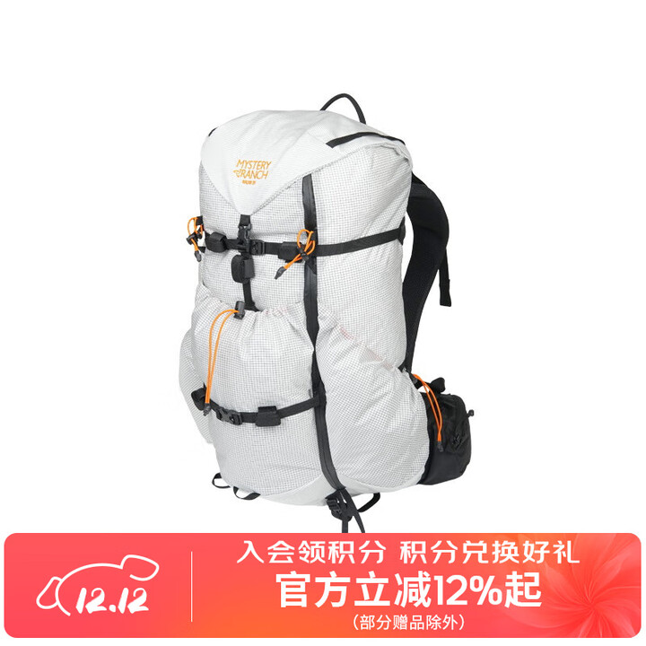 MYSTERY RANCH24新款神秘农场 山地户外徒步登山攀冰Radix轻量化露营双肩背包 31L男款白色 M码