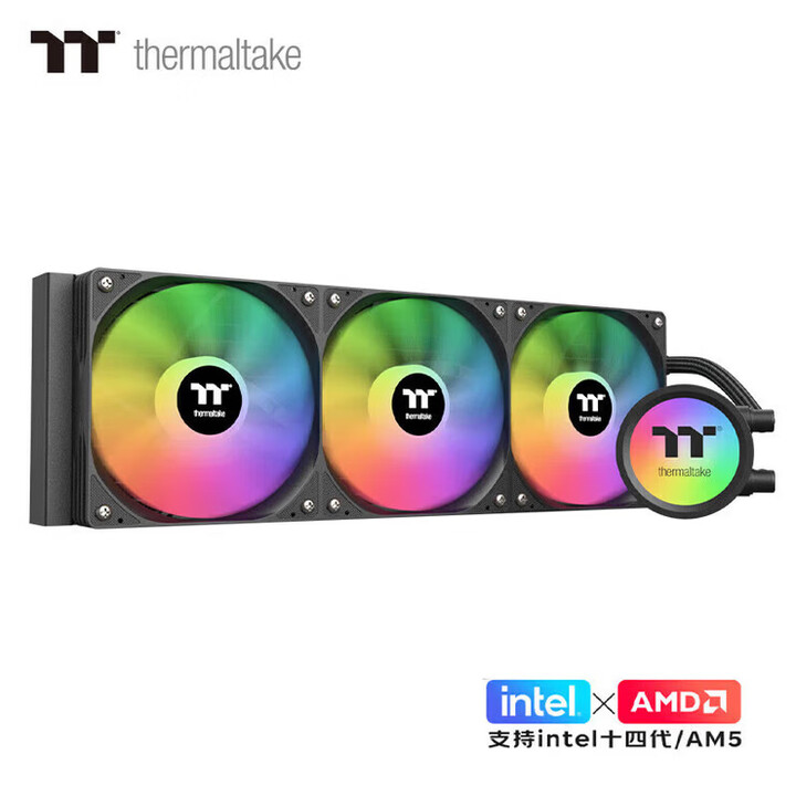Tt 360 Thermaltake(Tt)TH(Tt)Tt飓风S 冰龙 斗龙 枭龙120 240 360ARGB一体式CP 斗龙 360 黑色 水冷 质保 ...