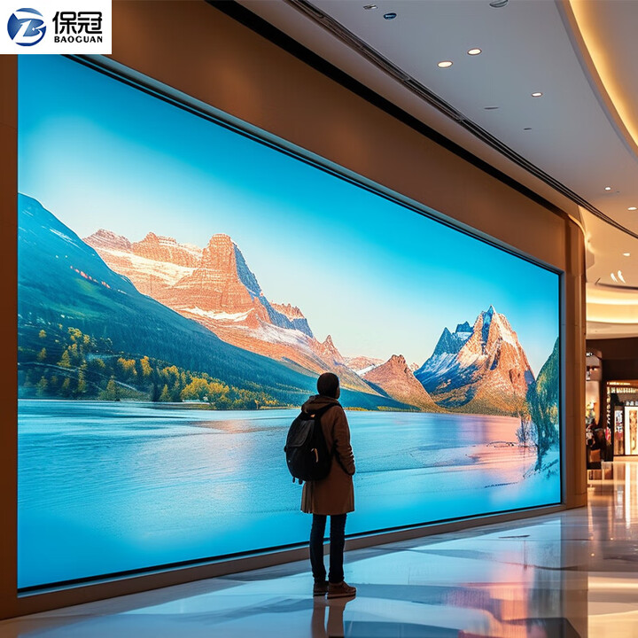 保冠 室内全彩led显示屏会议室展厅报告厅指挥调度大厅屏幕直播间舞台租赁酒吧电子屏小间距显示屏 室内全彩无缝P2【1㎡单价】