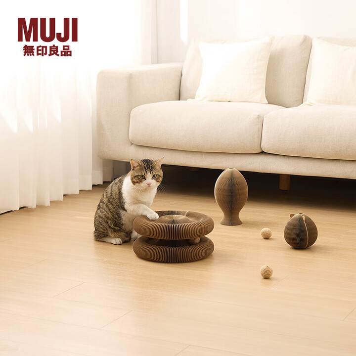 MUJI纸素材 风琴式宠物玩具 宠物用品 可折叠自嗨解闷猫抓板 鼠 长14×宽6×高5.5cm【图片 价格 品牌 报价】-京东