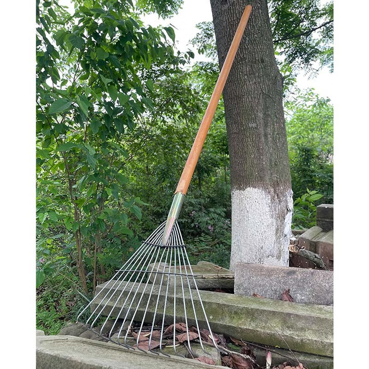 可调节宽度钢丝耙子铁耙子加厚耙子搂草耙子农用铁耙搂地松土耙子 加粗加固钢丝耙+120圆滑木柄【图片 价格 品牌 报价】-京东