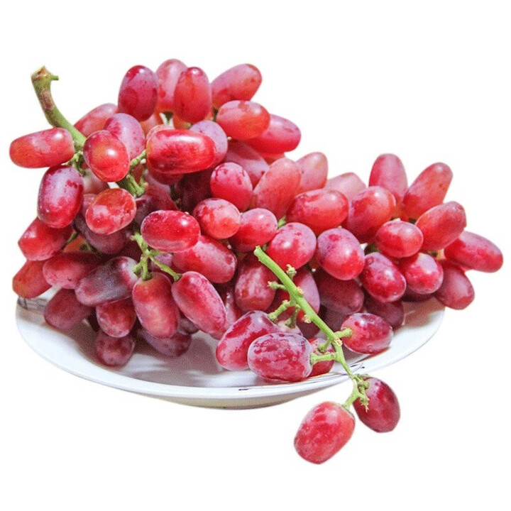 泽鲜达无籽红提葡萄新鲜葡萄克伦生拇指玻璃脆提子应季爆甜2斤精选装