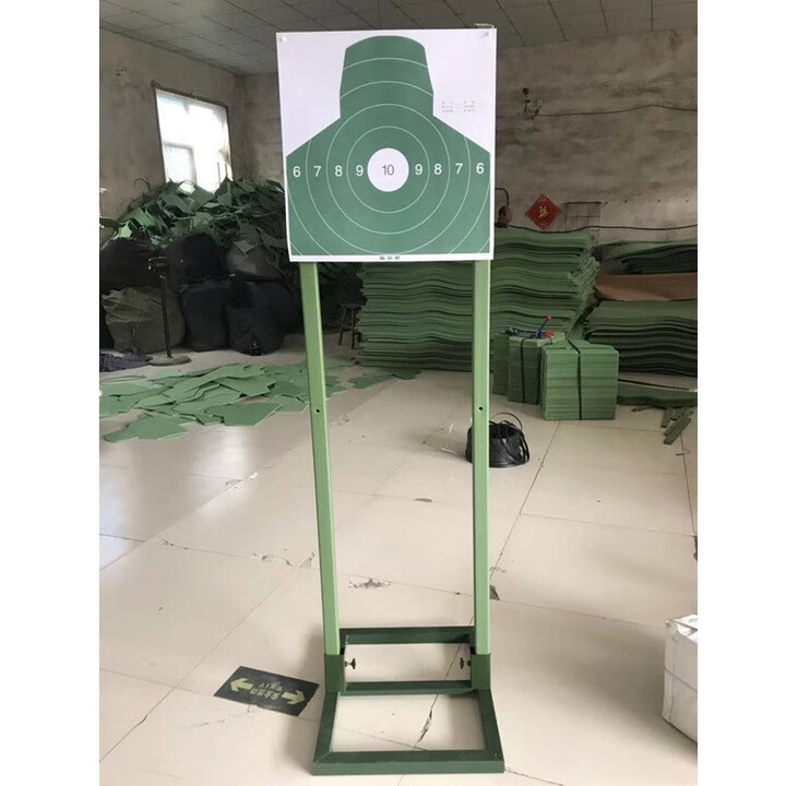 酷派得靶座 靶架 靶标 靶杆底座 双杆底座 靶板靶墩 靶纸射击训练器材 胸环靶双杆套装