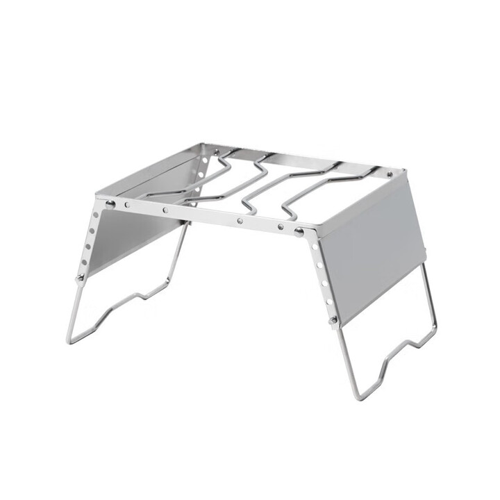 牧高笛（MOBIGARDEN）烧烤炉烧烤架户外露营野炊便携烤肉篝火焚火台炉家用纯不锈钢架 燎炎锅架NX22666030