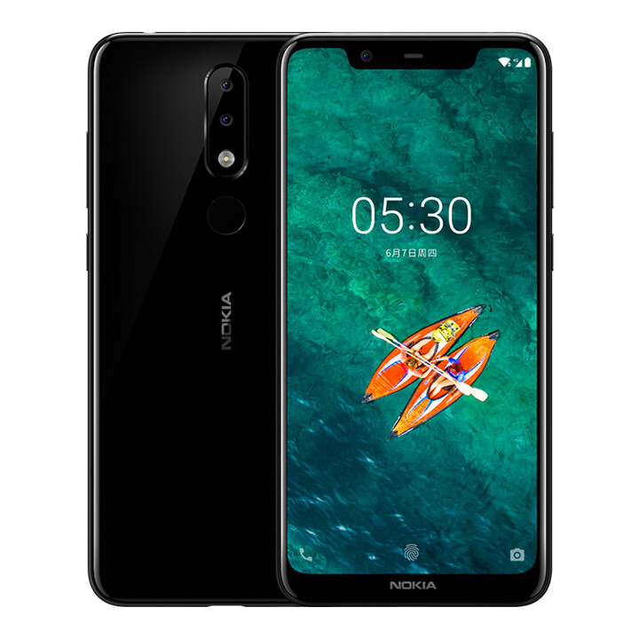 诺基亚 NOKIA X5 4GB+64GB 极夜黑 全网通 ...