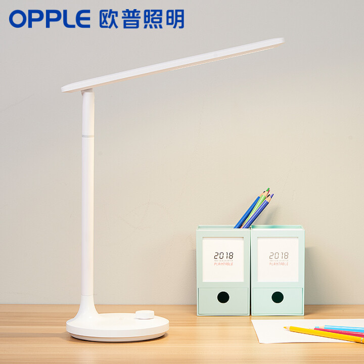 欧普（OPPLE）LED台灯书桌大学生宿舍学习儿童小夜灯卧室...