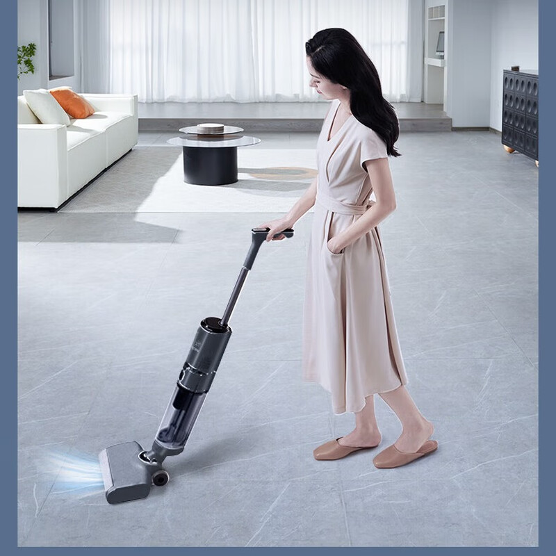 西屋无线智能洗地机 洗地机家用扫地机吸拖一体手持吸尘洗地机H31 深灰色