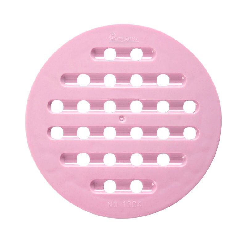 茶花（CHAHUA） 餐桌隔热垫圆形餐桌隔热垫碗垫盘垫锅2组装共4片随机色1304