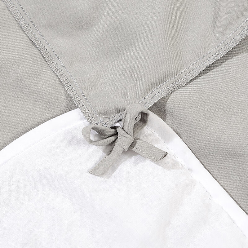 富安娜家纺床品套件床单四件套/威尼斯之梦/灰1米5/1米8床(203*229cm)