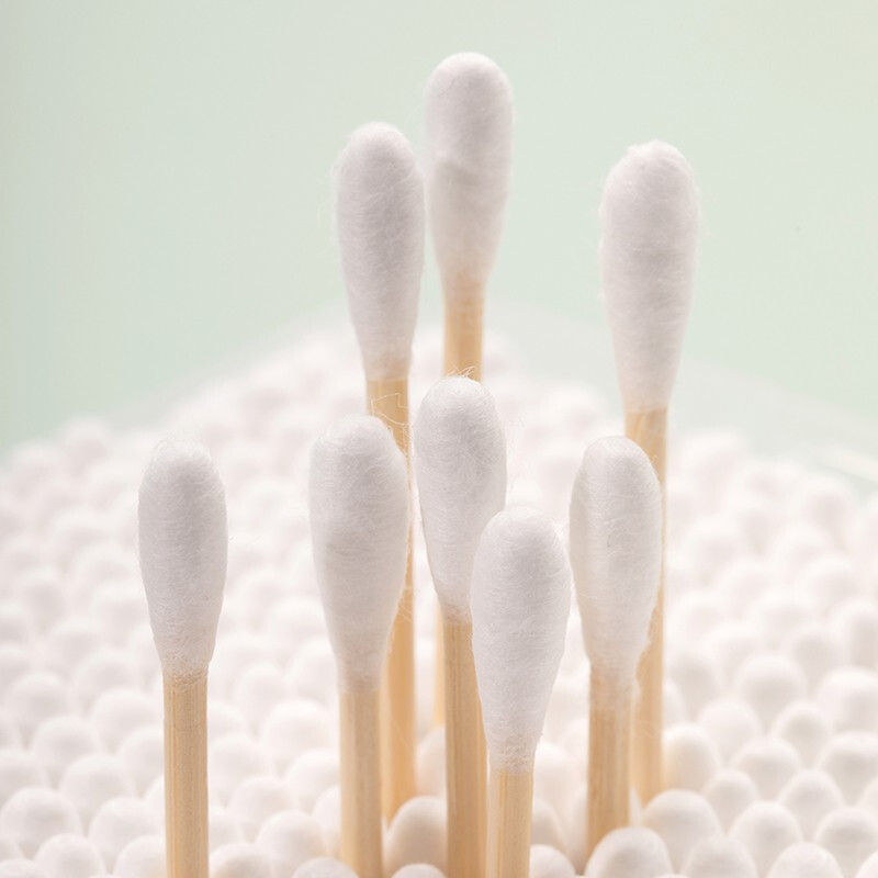 茶花家用坚韧双头竹轴棉签日用耳鼻化妆棉签 坚韧双头竹轴棉签（800支）