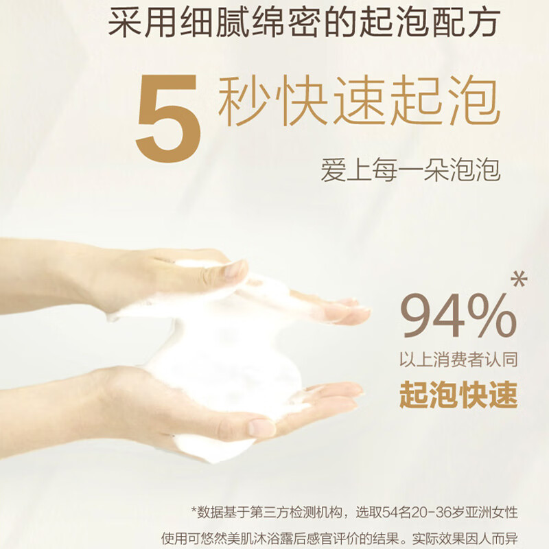 可悠然沐浴露大黄瓶550ml 美肌香氛滋润保湿 男女通用香味持久沐浴乳