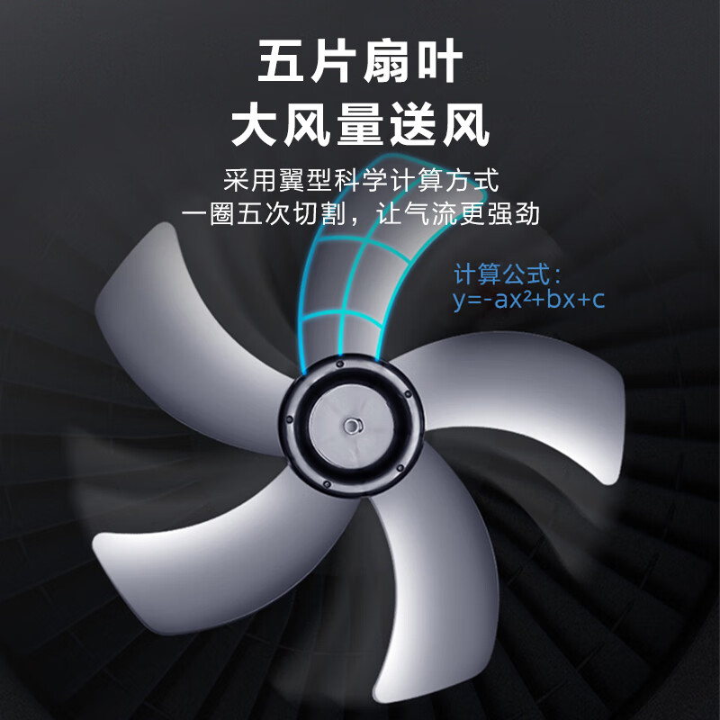 美的（Midea）落地电风扇FSA40UE机械台立两用5叶强风轻音3档可调400mm多用低噪（线下同款）