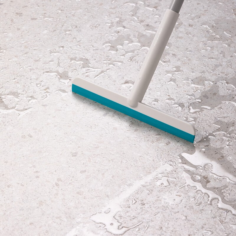 茶花玻璃刮水器家用刮子擦窗器刮水器地刮擦玻璃神器窗户清洁工具 【玻璃刷套装】短柄*1+长柄*1