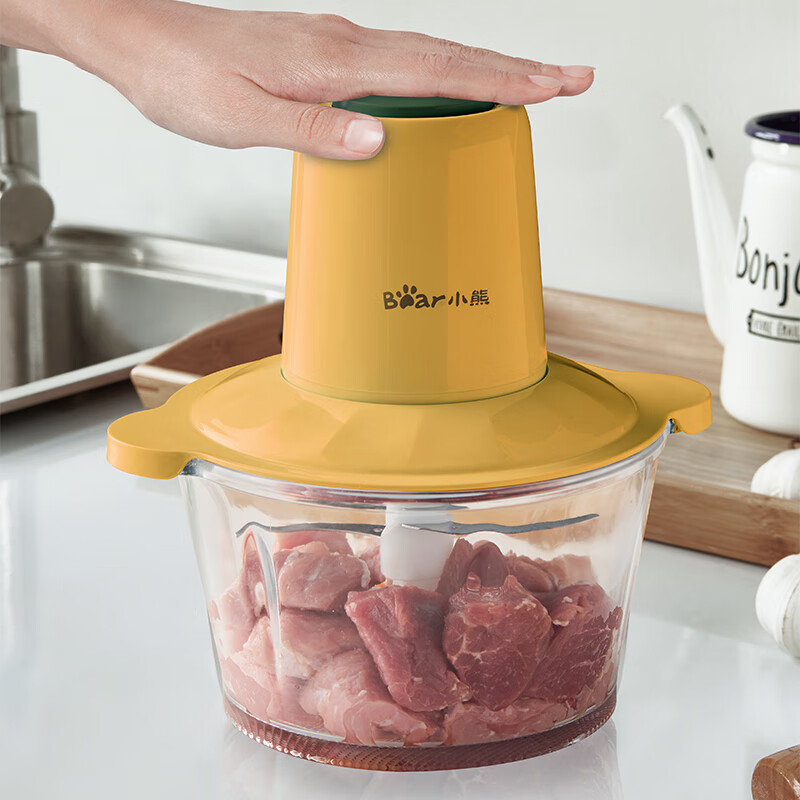 小熊 QSJ-C03X9 切碎绞肉机 黄色/台