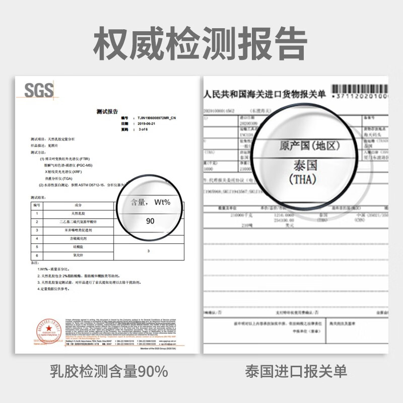 洁丽雅 grace 泰国原液进口 儿童乳胶枕3-12岁 90%乳胶含量 儿童枕新生儿枕头 透气抗头汗 可爱熊蓝色