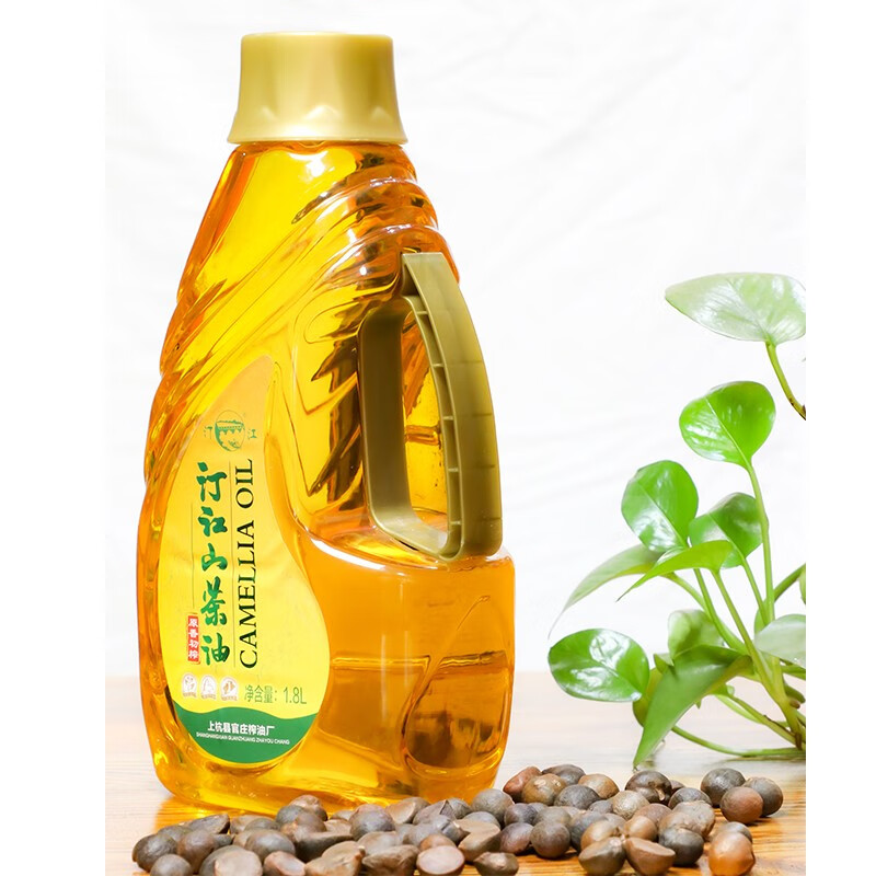 汀江端午节山茶油茶籽油食用油物理压榨原香山茶油瓶装盒装 汀江山茶油1.8l