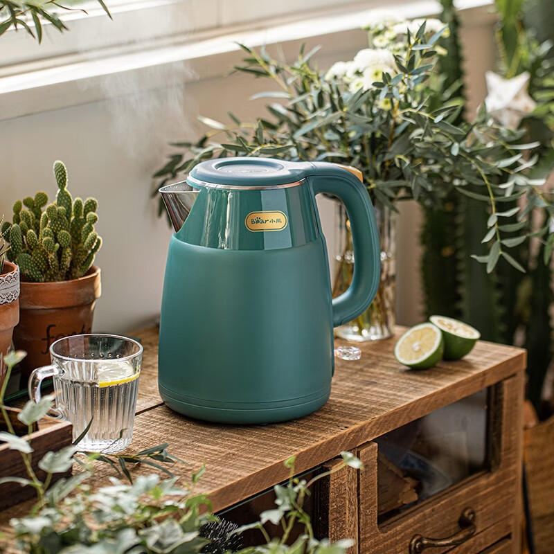 小熊烧水壶电水壶保温热水壶电热水壶开水壶1.5L大容量养生 ZDH-Q15E1【企业采购】支持一件代发