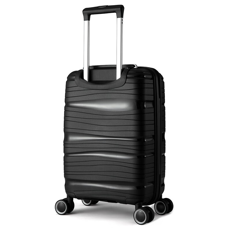 恒源祥PP行李箱大容量28P行李箱24英寸拉杆箱旅行箱20英寸登机箱子男 黑色 28寸