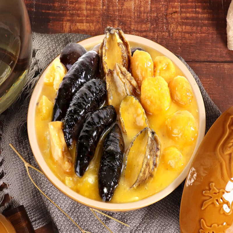 聚春园佛跳墙官方金汤佛跳墙盒装加热即食私房菜海参鲍鱼高汤过节送礼品 聚春园金汤 1300g 1盒装