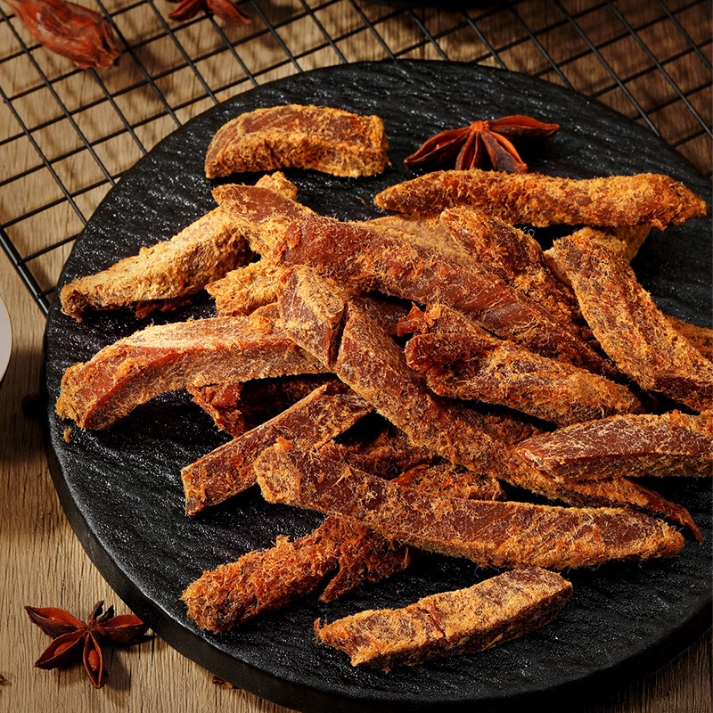 味滋源 手撕肉条100g袋装五香味肉条肉干休闲零食解馋办公室休闲小吃