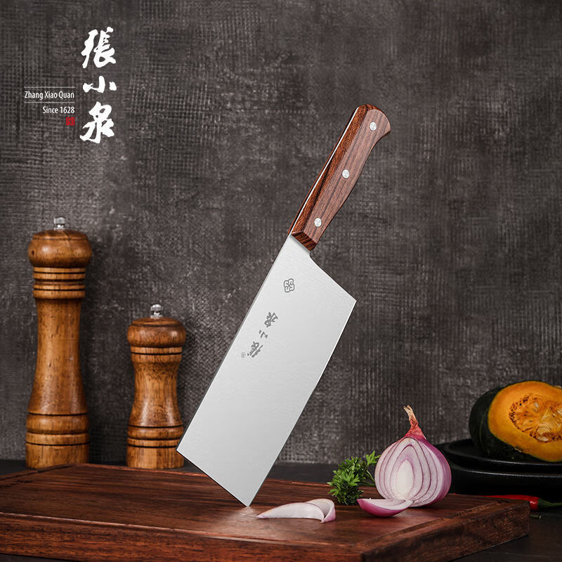 张小泉名逸切片刀家用菜刀锋利切菜切肉斩骨刀厨房家用 切片刀
