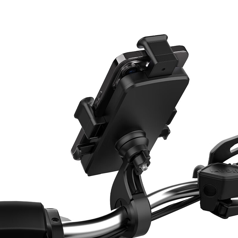 RHO-C30四面防护包TPU软胶保护手机可固定在车把后视镜上 车载手机支架