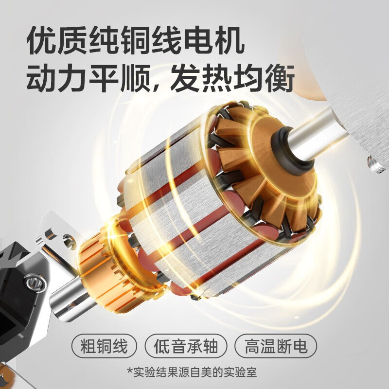 美的（Midea）绞肉机家用碎肉机电动多功能料理机全钢打肉机婴儿辅食机搅拌绞馅机双刀搅肉机LZ25Easy235B