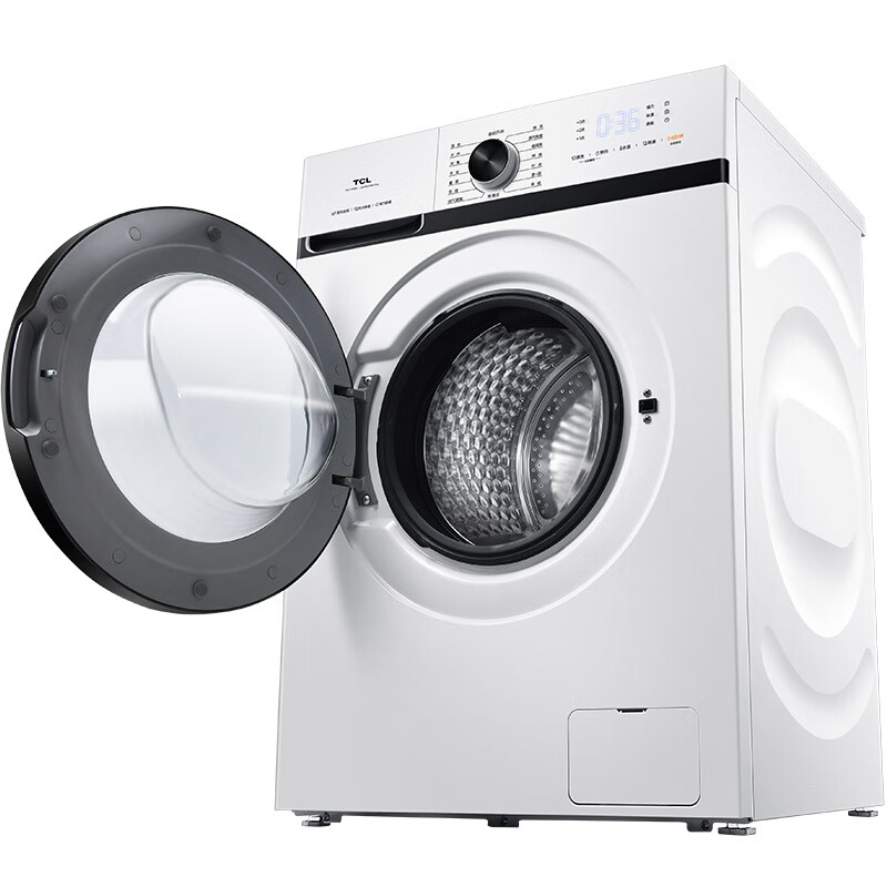 TCL一级能效 变频电机 6sense智慧感知 15种洗涤程序 9公斤全自动滚筒洗衣机 TG-V90B【企业采购】