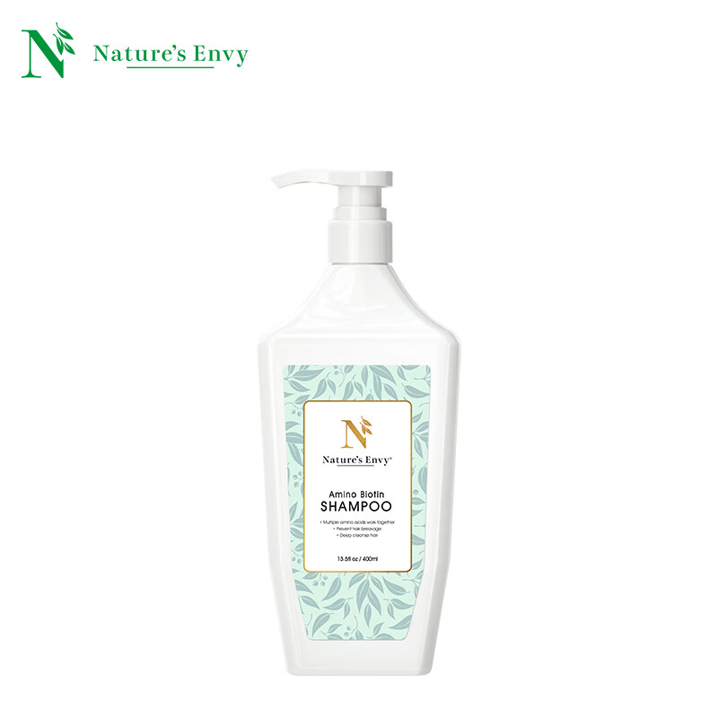 天然之扉 氨基酸生物素洗发水400ml 植物萃取 温和清洁 防断发洗发露
