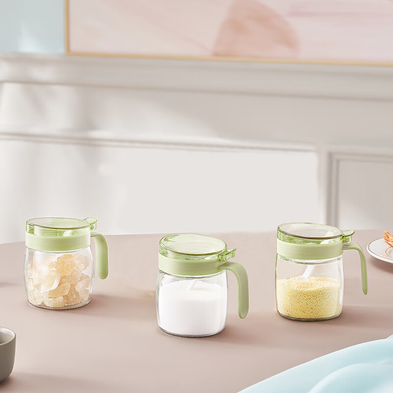 艾逸瑶选 晶萃系列油壶调味储物罐8件套CJ-21130