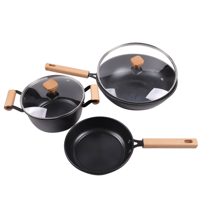 艾逸瑶选露西娅精铁锅三件套CJ-21094