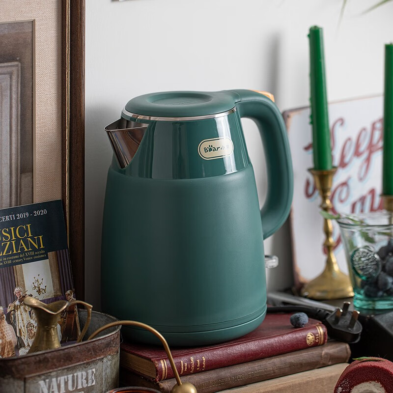 小熊烧水壶电水壶保温热水壶电热水壶开水壶1.5L大容量养生 ZDH-Q15E1【企业采购】支持一件代发