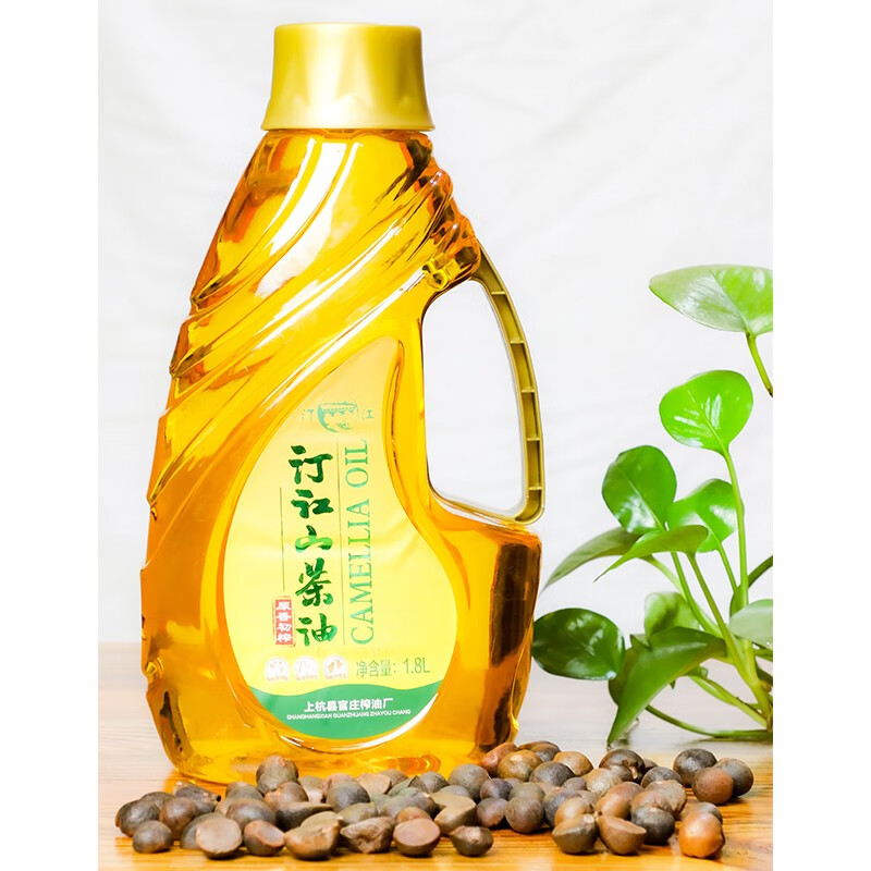 汀江端午节山茶油茶籽油食用油物理压榨原香山茶油瓶装盒装 汀江山茶油1.8l