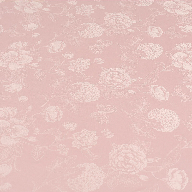 富安娜（FUANNA）高档凉席竹纤维床单软席子空调房夏凉席提花席三件套 粉色 2.5*2.5米