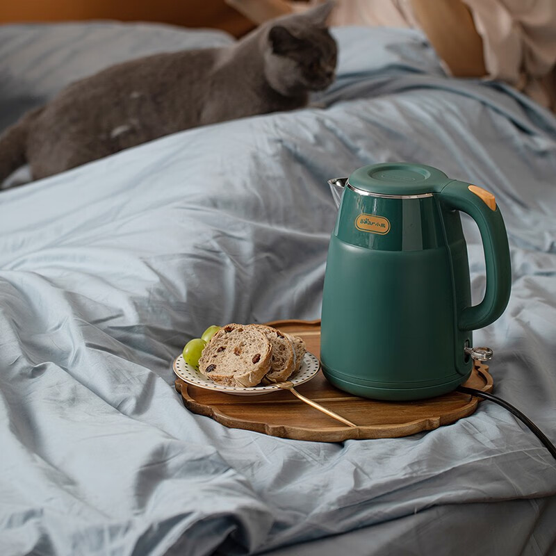 小熊烧水壶电水壶保温热水壶电热水壶开水壶1.5L大容量养生 ZDH-Q15E1【企业采购】支持一件代发
