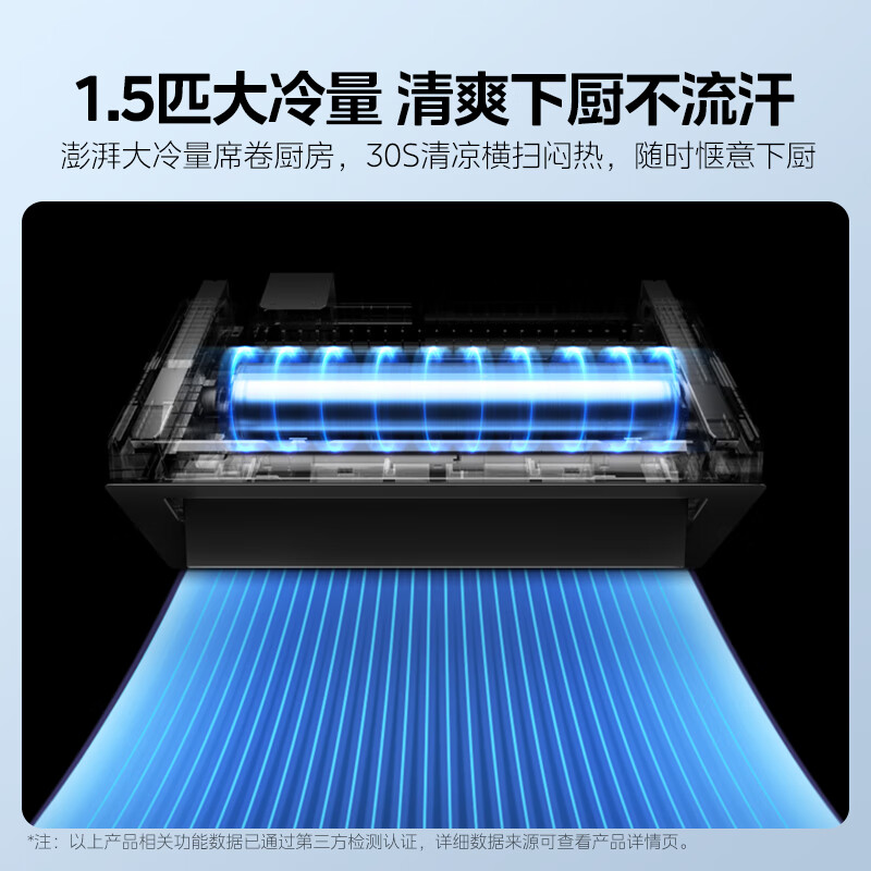 美的（Midea）厨房套装 1.5匹厨房空调CKF-35XW/BN8Y-XD200+万向洗碗机WX2000