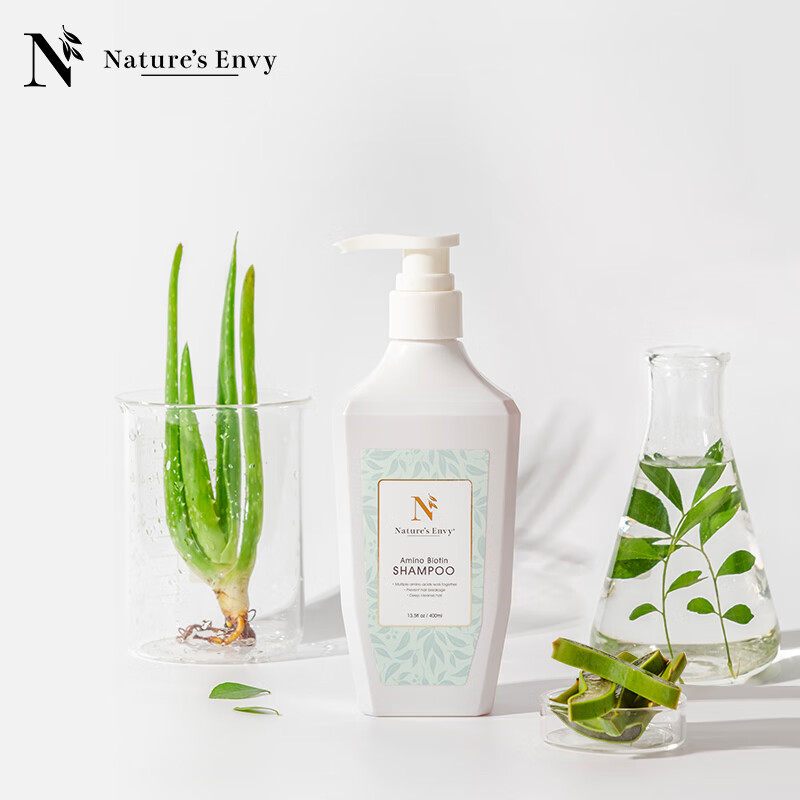 天然之扉 氨基酸生物素洗发水400ml 植物萃取 温和清洁 防断发洗发露