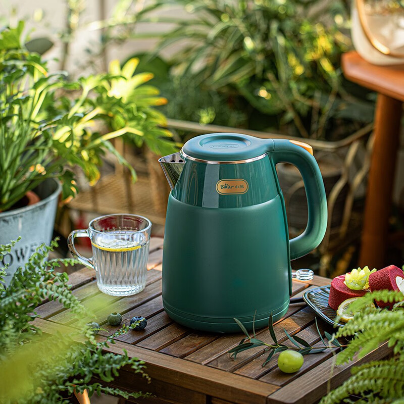 小熊烧水壶电水壶保温热水壶电热水壶开水壶1.5L大容量养生 ZDH-Q15E1【企业采购】支持一件代发