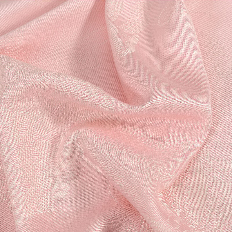 富安娜（FUANNA）高档凉席竹纤维床单软席子空调房夏凉席提花席三件套 粉色 2.5*2.5米