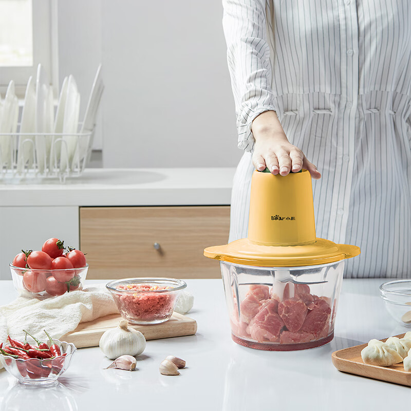 小熊 QSJ-C03X9 切碎绞肉机 黄色/台