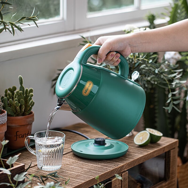 小熊烧水壶电水壶保温热水壶电热水壶开水壶1.5L大容量养生 ZDH-Q15E1【企业采购】支持一件代发