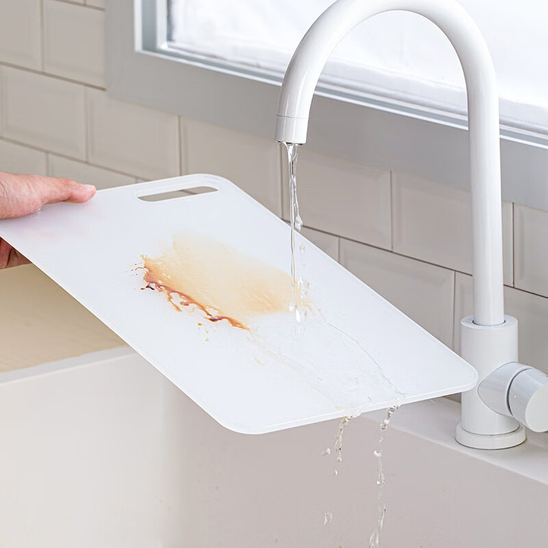 茶花菜板加厚厨房砧板切菜板家用案板塑料水果菜刀板面板新品 【M号】乐惠砧板