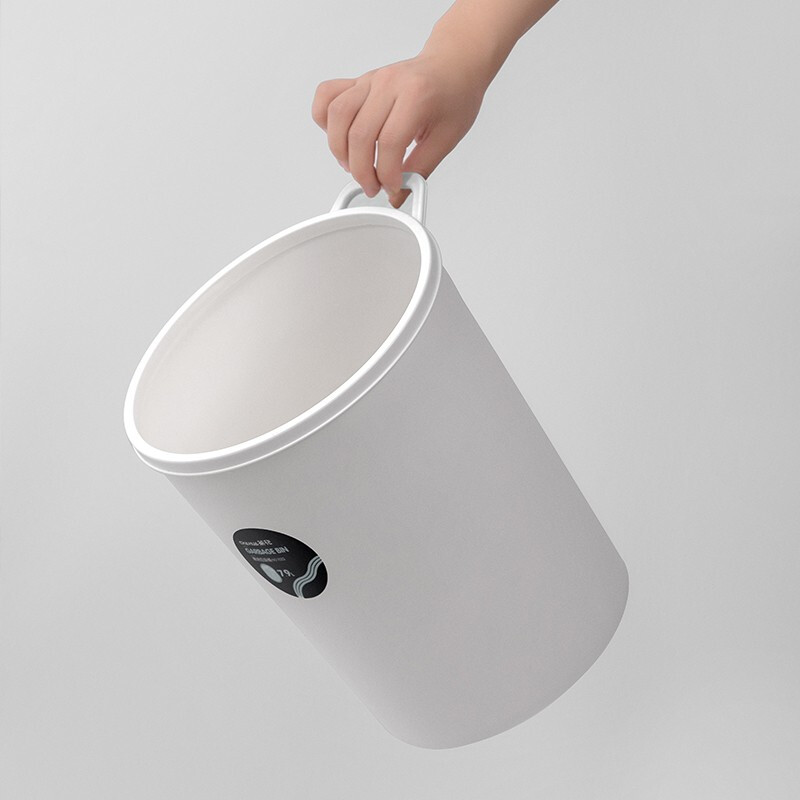 茶花（CHAHUA） 茶花垃圾桶家用大号创意卫生间厨房客厅垃圾筒7.9L套袋垃圾桶单个装 淡粉色